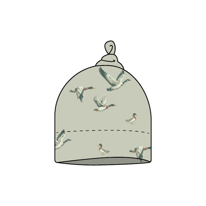 Duck Duck Goose Top Knot Hat