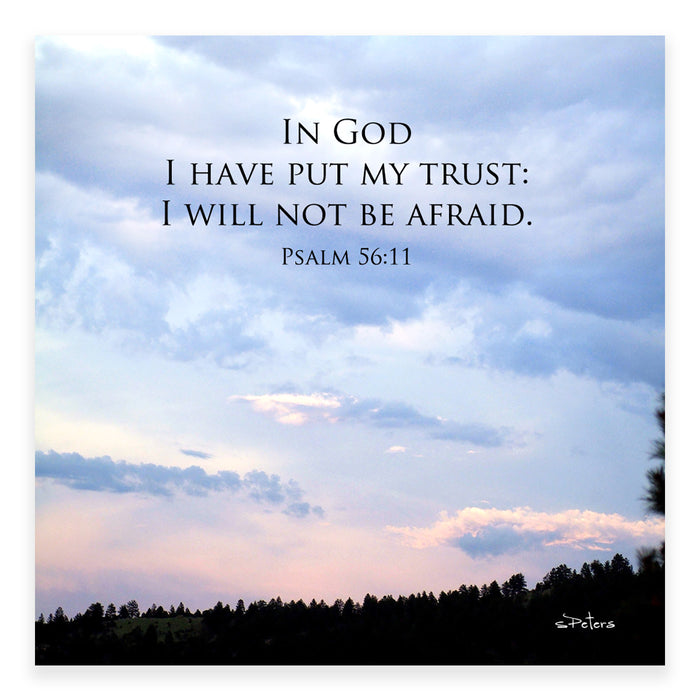 Dusk at Deer Valley (Psalm 56:11) - Frameable Print