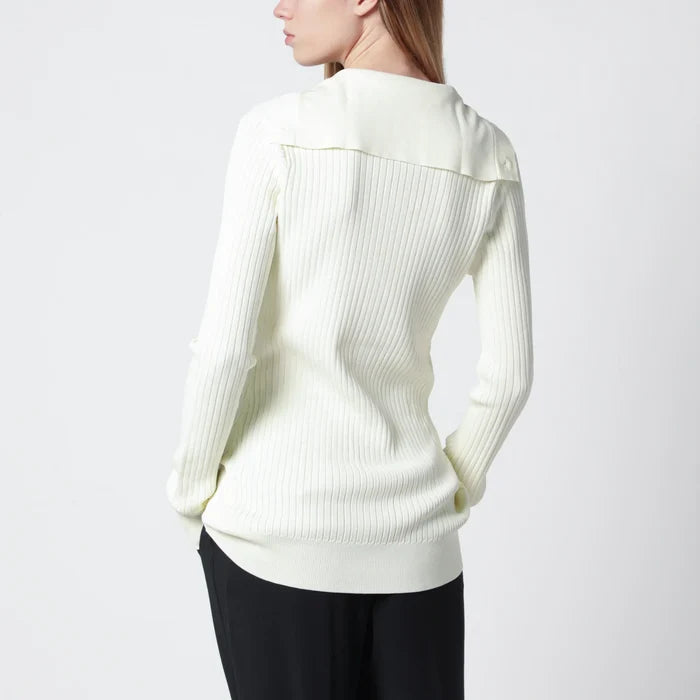Entire Studios - White high-neck Henley top Brand Shirts & Tops