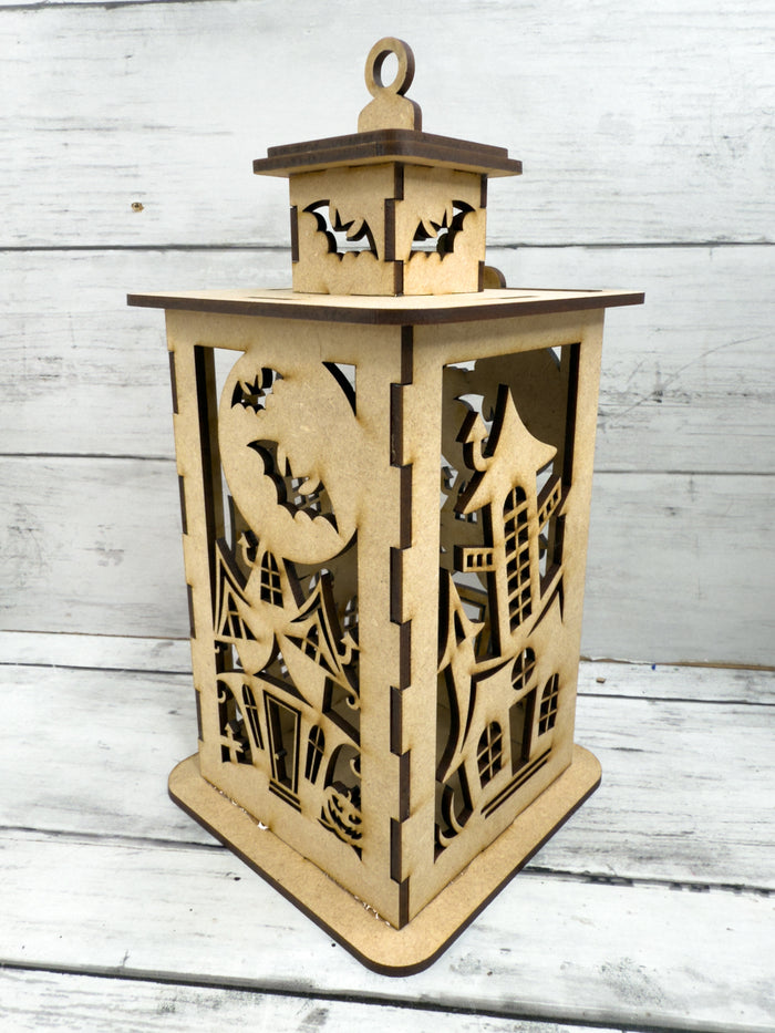 Exclusive 3D Haunted Houses Lantern DIY Kit