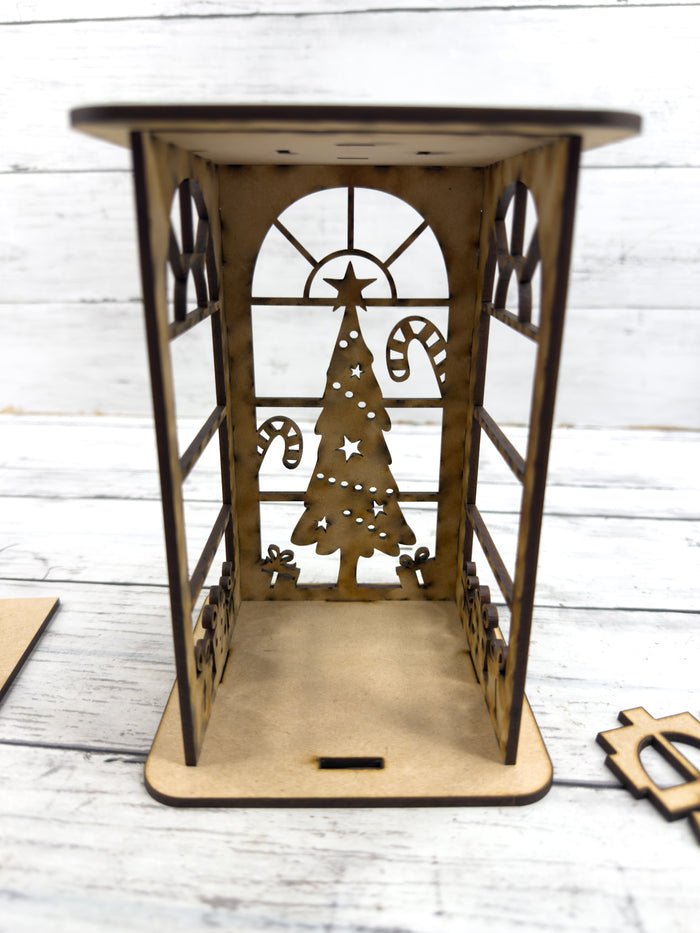 Exclusive 3D Haunted Houses Lantern DIY Kit