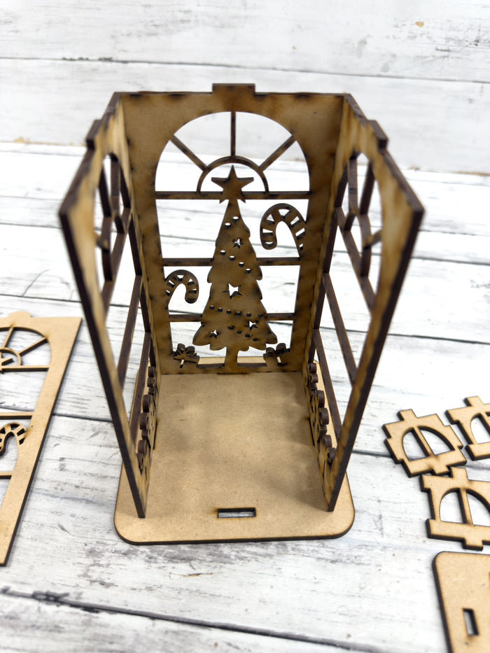 Exclusive 3D Winter Deer Lantern DIY Kit