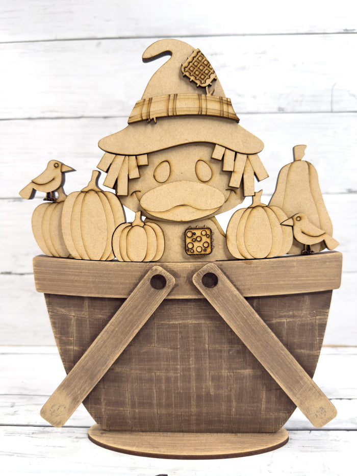 Fall Duck Tab Slot Insert for Interchangeable bases DIY Craft Kit