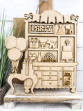 Fancy Mini Birthday Hutch DIY Craft Kit