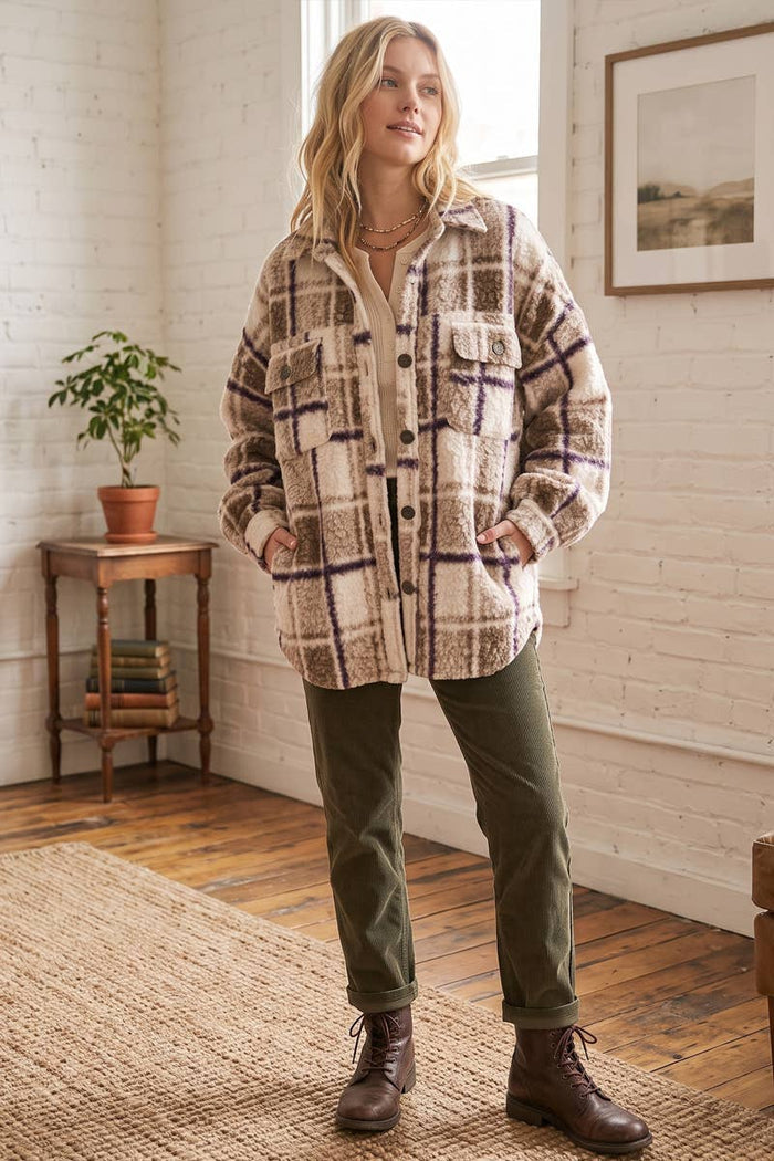 FAUX SHERPA COAT