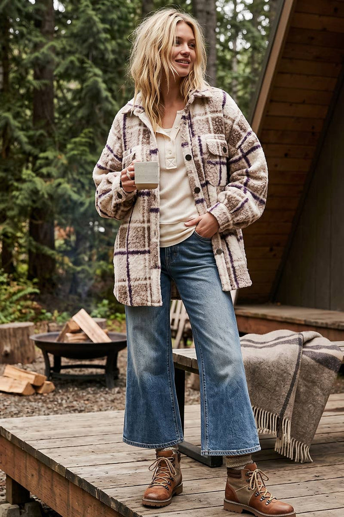 FAUX SHERPA COAT