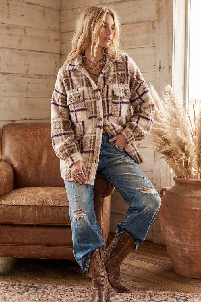 FAUX SHERPA COAT