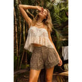 Fleur Embroidered Shorts
