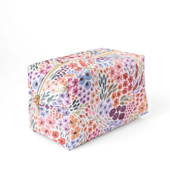 Floral Cosmetic Bag