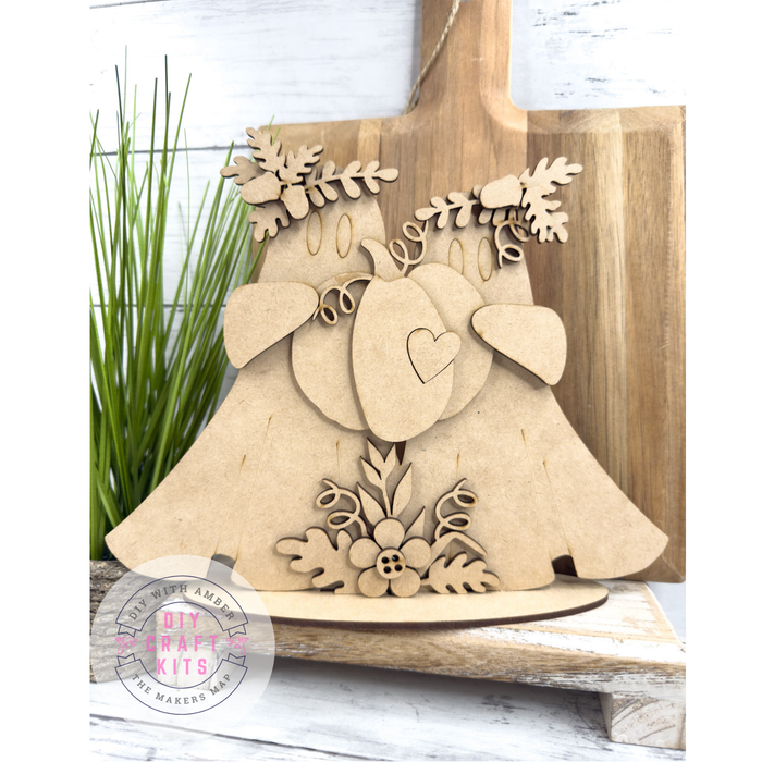 Flourish Ghost Couple with Pumpkin DIY Kit
