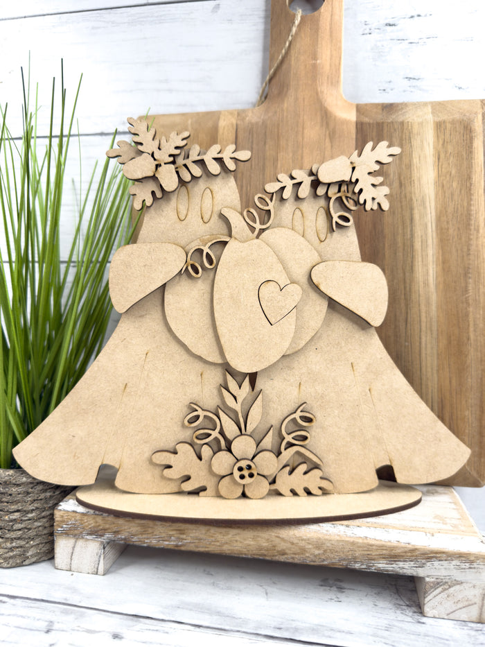 Flourish Ghost Couple with Pumpkin DIY Kit