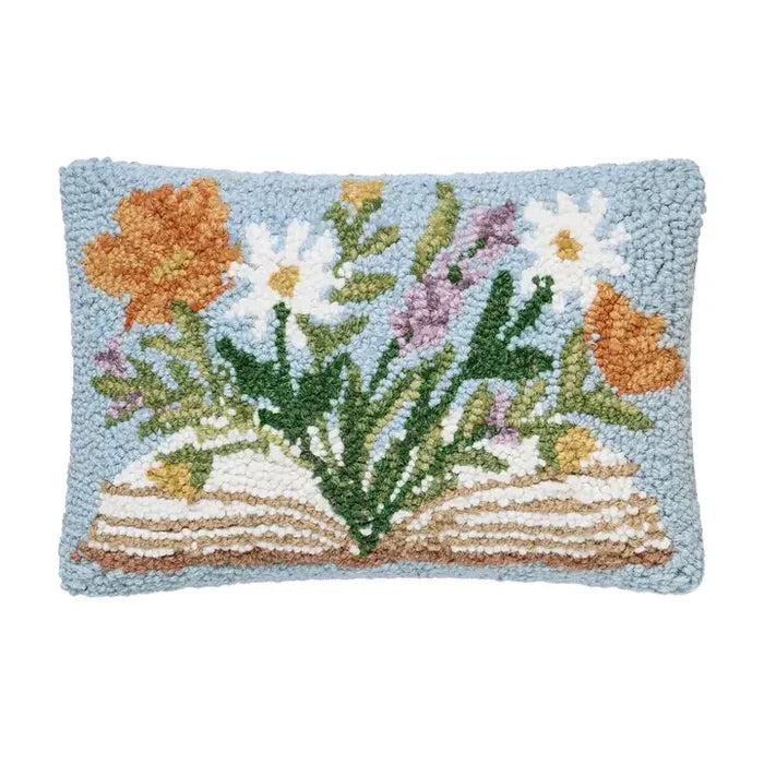 Flower Book Hook Pillow