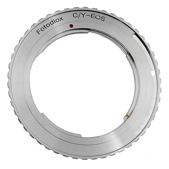 Fotodiox Lens Mount Adapter Compatible with Contax/Yashica (CY) SLR Lens to Canon EOS (EF, EF-S) Mount SLR Camera Body - with Generation v10 Focus Confirmation Chip