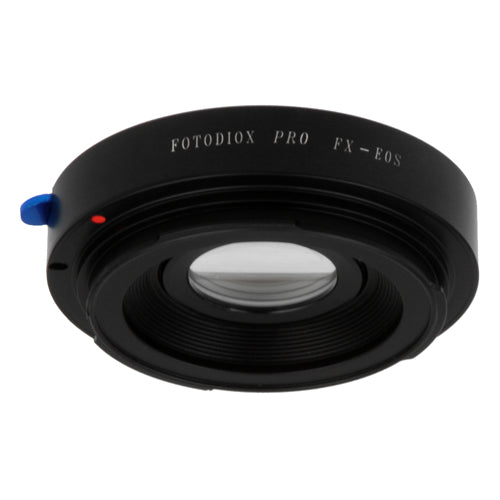 Fotodiox Pro Lens Mount Adapter - Compatible with Fuji Fujica X (1970-80s 35mm Film Era SLR Lenses) to fit Canon EF & EF-S Mount DSLR Cameras - with Generation v10 Focus Confirmation Chip