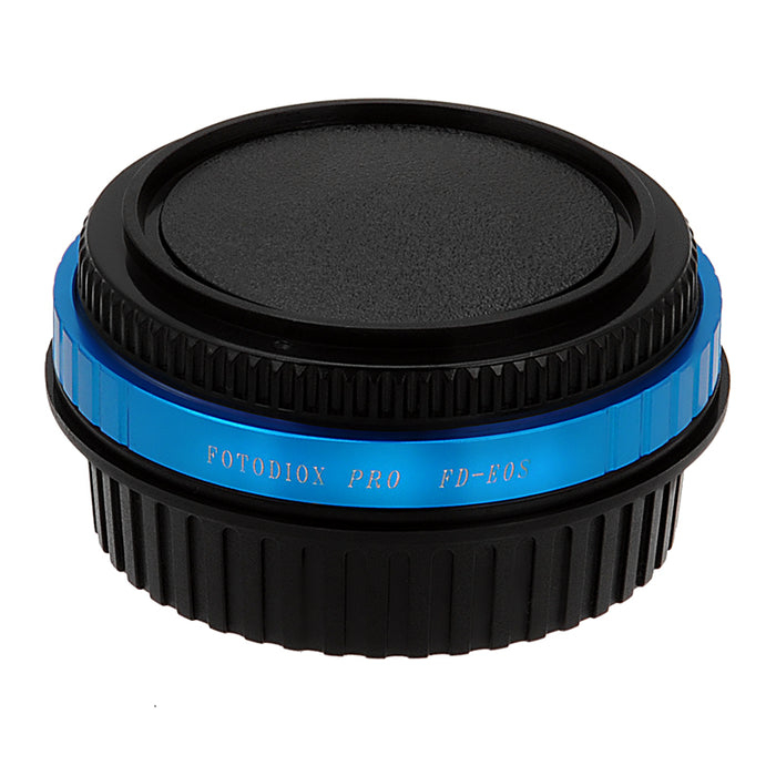 Fotodiox Pro Lens Mount Adapter Compatible with Canon FD & FL 35mm SLR lens to Canon EOS (EF, EF-S) Mount SLR Camera Body - with Generation v10 Focus Confirmation Chip and Built-In Aperture Control Dial