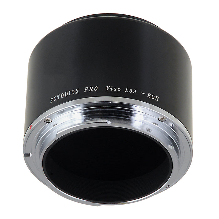 Fotodiox Pro Lens Mount Adapter Compatible with L39 Leica Visoflex Screw Mount Lens to Canon EOS (EF, EF-S) Mount SLR Camera Body - with Generation v10 Focus Confirmation Chip