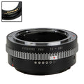 Fotodiox Pro Lens Mount Adapter Compatible with Mamiya 35mm (ZE) SLR Lens to Canon EOS (EF, EF-S) Mount SLR Camera Body - with Generation v10 Focus Confirmation Chip and Built-In Aperture Control Dial
