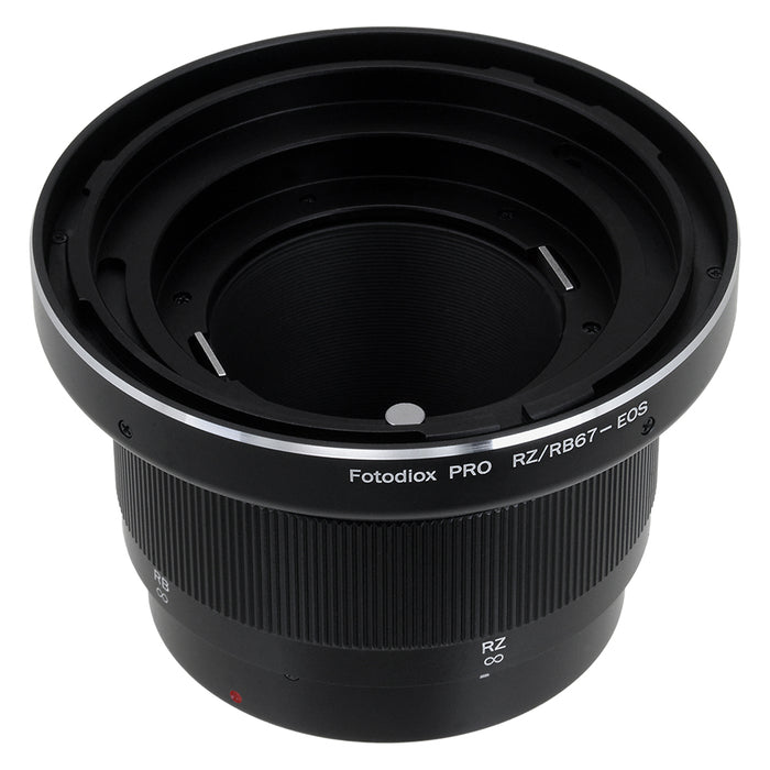 Fotodiox Pro Lens Mount Adapter Compatible with Mamiya RB67/RZ67 Mount Lens to Canon EOS (EF, EF-S) Mount SLR Camera Body - with Generation v10 Focus Confirmation Chip and Built-In Focusing Helicoid