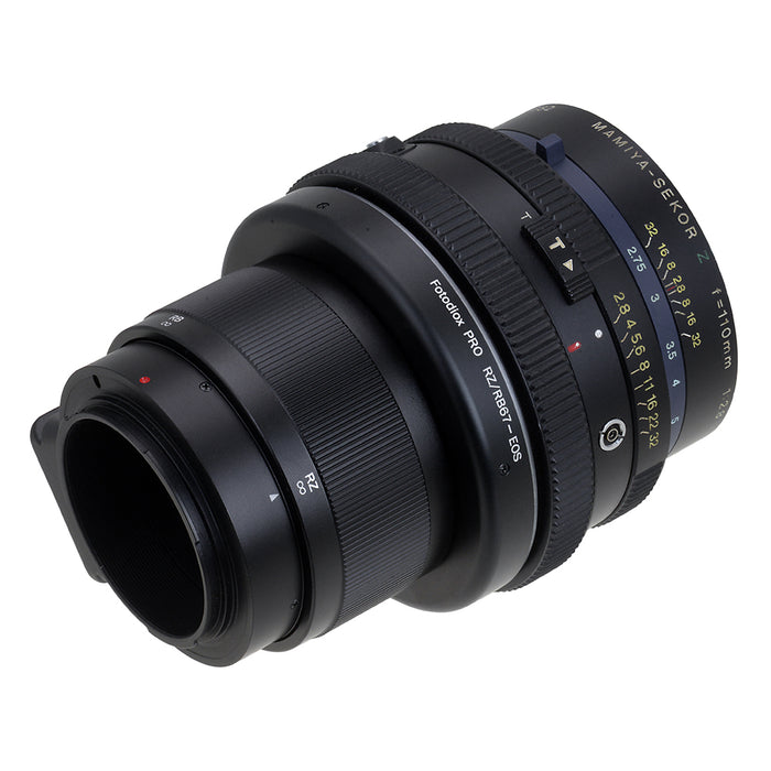 Fotodiox Pro Lens Mount Adapter Compatible with Mamiya RB67/RZ67 Mount Lens to Canon EOS (EF, EF-S) Mount SLR Camera Body - with Generation v10 Focus Confirmation Chip and Built-In Focusing Helicoid