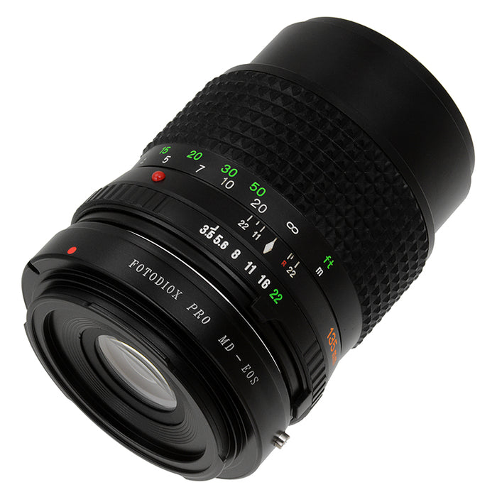 Fotodiox Pro Lens Mount Adapter Compatible with Minolta Rokkor (SR / MD / MC) SLR Lens to Canon EOS (EF, EF-S) Mount SLR Camera Body - with Generation v10 Focus Confirmation Chip