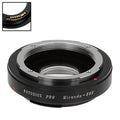 Fotodiox Pro Lens Mount Adapter Compatible with Miranda (MIR) SLR Lens to Canon EOS (EF, EF-S) Mount SLR Camera Body - with Generation v10 Focus Confirmation Chip