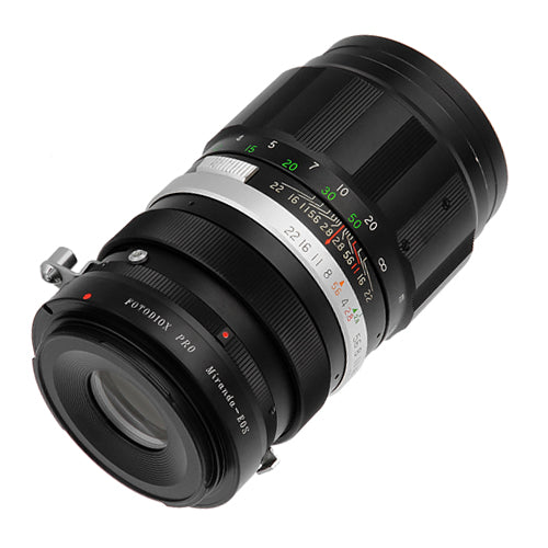 Fotodiox Pro Lens Mount Adapter Compatible with Miranda (MIR) SLR Lens to Canon EOS (EF, EF-S) Mount SLR Camera Body - with Generation v10 Focus Confirmation Chip