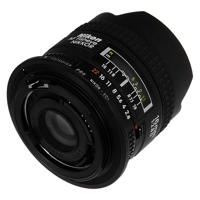 Fotodiox Pro Lens Mount Adapter Compatible with Nikon Nikkor F Mount D/SLR Lens to Canon EOS (EF, EF-S) Mount D/SLR Camera Body - with Gen10 Focus Confirmation Chip