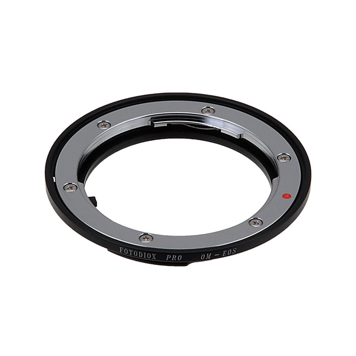 Fotodiox Pro Lens Mount Adapter Compatible with Olympus Zuiko (OM) 35mm SLR Lens to Canon EOS (EF, EF-S) Mount SLR Camera Body - with Generation v10 Focus Confirmation Chip