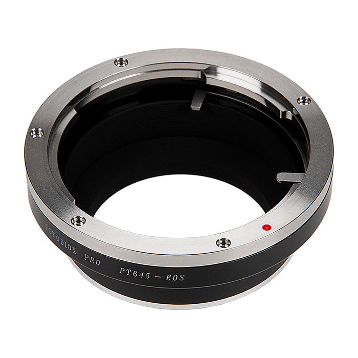 Fotodiox Pro Lens Mount Adapter Compatible with Pentax 645 (P645) Mount SLR Lens to Canon EOS (EF, EF-S) Mount SLR Camera Body - with Generation v10 Focus Confirmation Chip