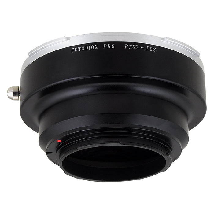 Fotodiox Pro Lens Mount Adapter Compatible with Pentax 6x7 (P67, PK67) Mount SLR Lens to Canon EOS (EF, EF-S) Mount SLR Camera Body - with Generation v10 Focus Confirmation Chip