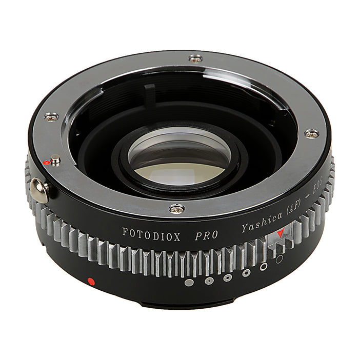 Fotodiox Pro Lens Mount Adapter Compatible with Yashica 230 AF SLR Lens to Canon EOS (EF, EF-S) Mount SLR Camera Body - with Generation v10 Focus Confirmation Chip and Built-In Aperture Control Dial
