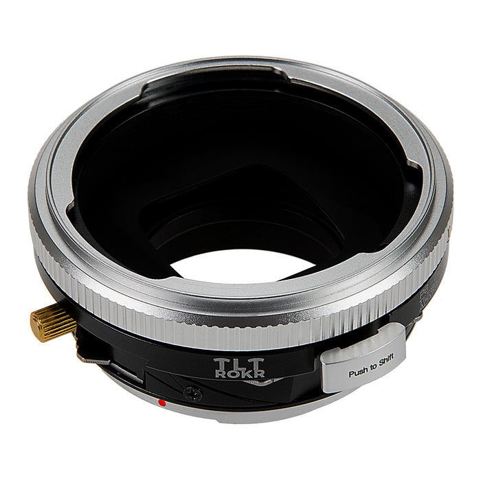 Fotodiox Pro TLT ROKR - Tilt / Shift Lens Mount Adapter Compatible with for Pentacon 6 (Kiev 66) Lenses to Canon EOS (EF, EF-S) Mount SLR Camera Body - with Generation v10 Focus Confirmation Chip