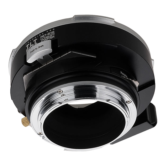 Fotodiox Pro TLT ROKR - Tilt / Shift Lens Mount Adapter Compatible with for Pentax 6x7 (P67, PK67) Mount SLR Lenses to Canon EOS (EF, EF-S) Mount SLR Camera Body - with Generation v10 Focus Confirmation Chip