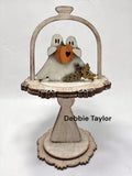 Ghost Couple Cloche Cake display Add on Insert kit