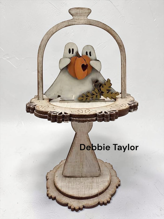 Ghost Couple Cloche Cake display Add on Insert kit
