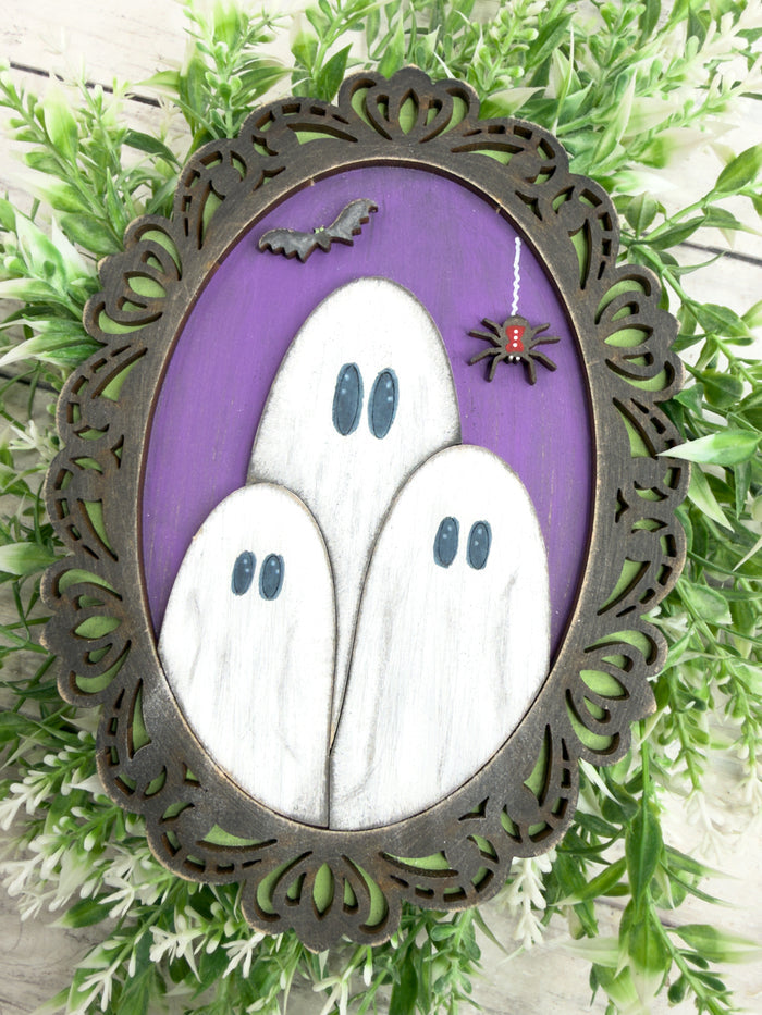 Ghost Portrait Oval Frame DIY Kit