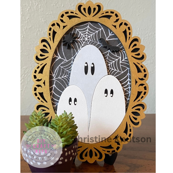 Ghost Portrait Oval Frame DIY Kit