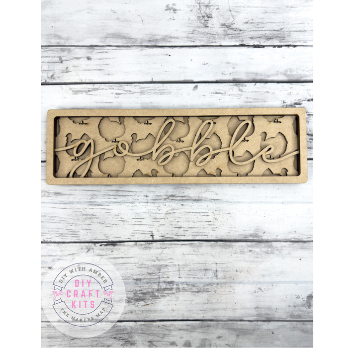 Gobble Sign Box Sitter DIY Kit