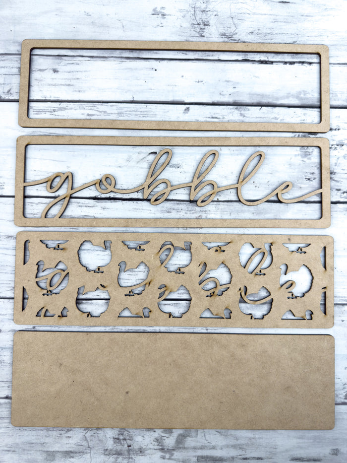 Gobble Sign Box Sitter DIY Kit