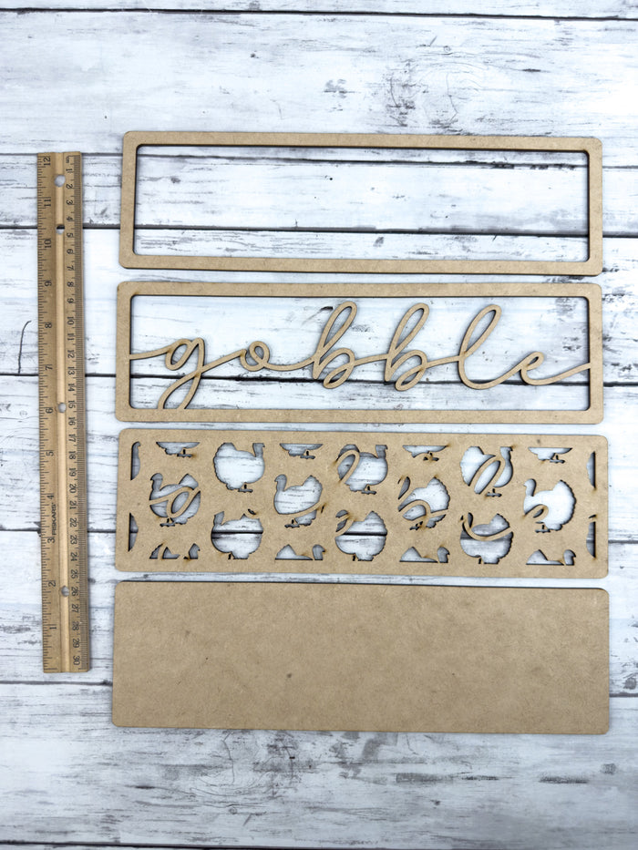 Gobble Sign Box Sitter DIY Kit