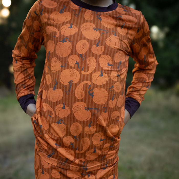 Halloween Gourd Bamboo Pajamas