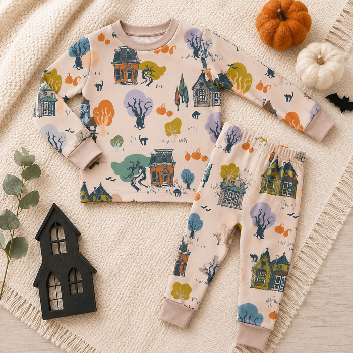 Haunted House Bamboo Pajamas