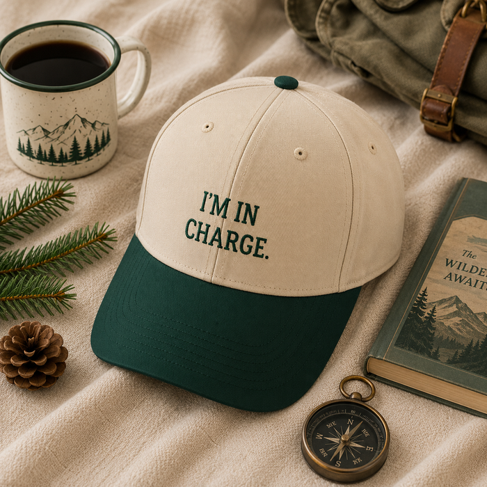 I'm In Charge Kids Trucker - Forest