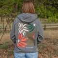 In Full Bloom Unisex Hoodie - Charcoal