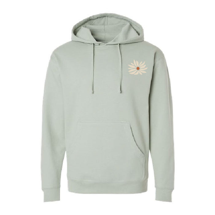 In Full Bloom Unisex Hoodie - Dusty Sage