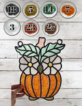 Kit Y Style 134 Pumpkin Owl Laser Cutout and Glass