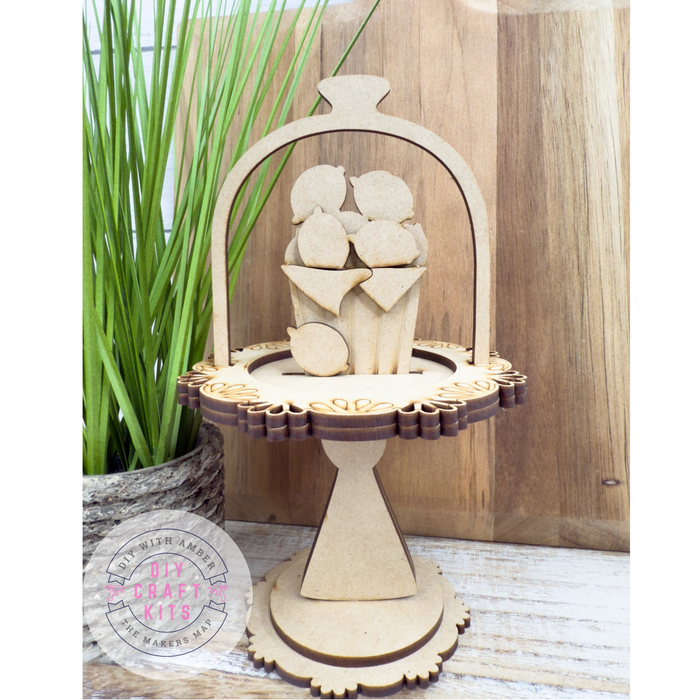 Lemons Cloche Cake display Add on Insert kit