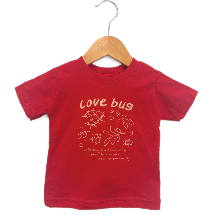 Love Bug Infant Tee- Red