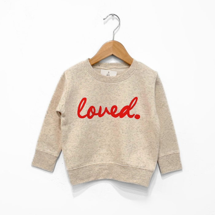 Loved Toddler Fleece- Heather Natural
