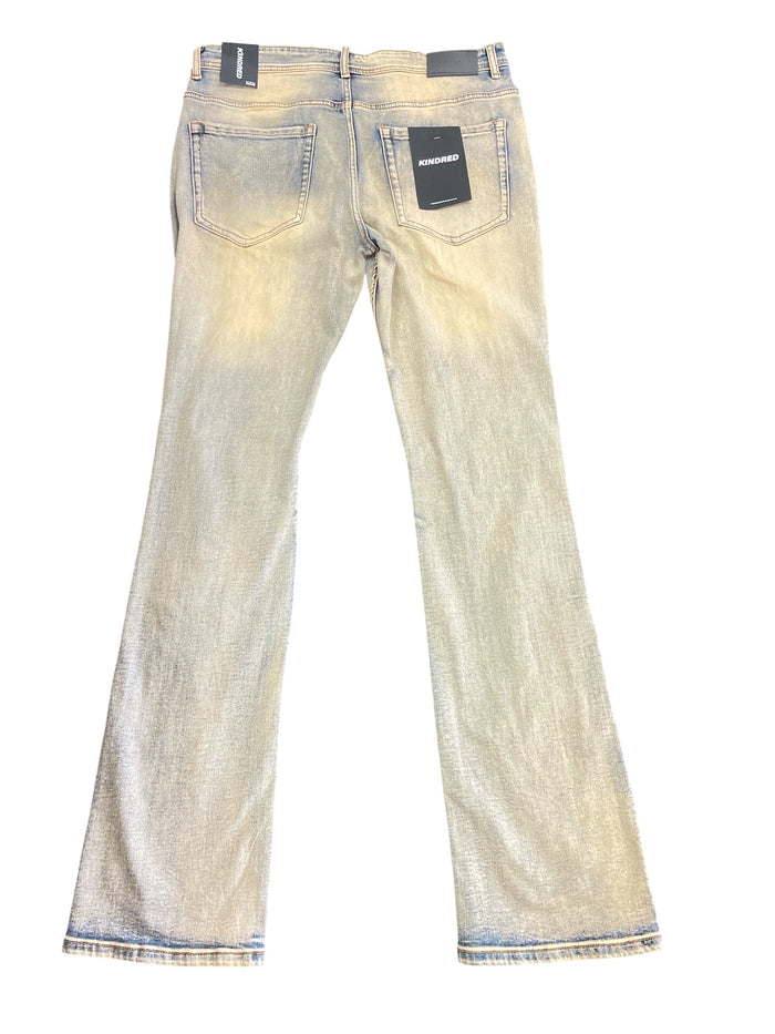 Men KINDRED Premium Stack Denim Flame Jeans